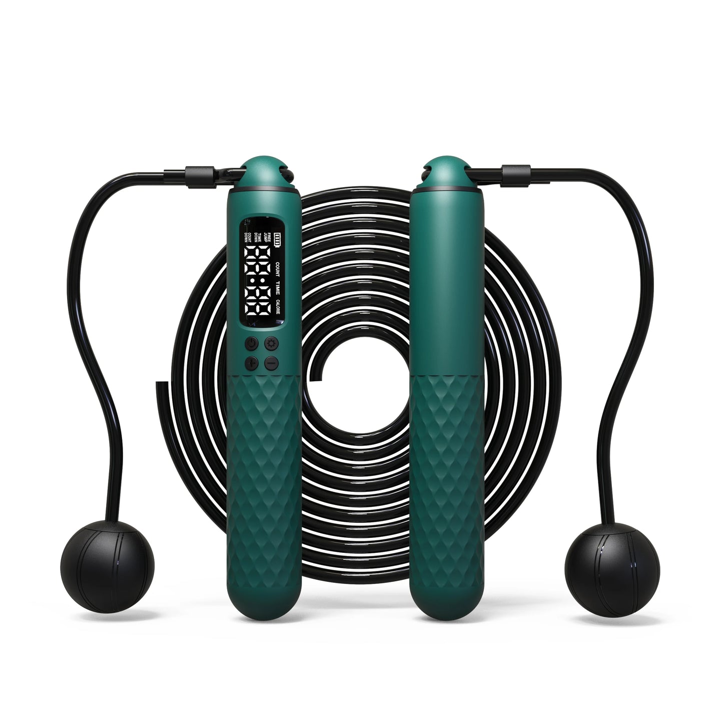 Rechargeable Digital Jump Rope – Adjustable Wireless Trainer with Calorie Counter