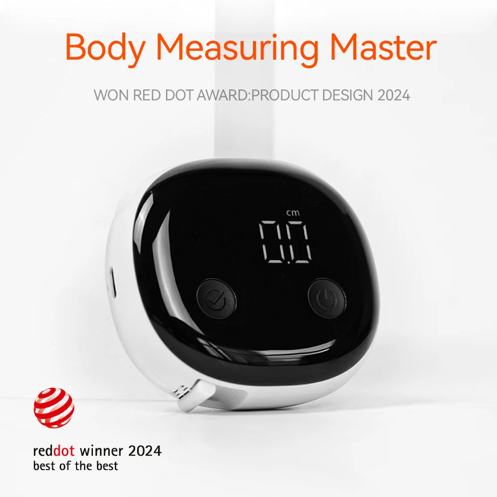 Smart Body Tape Measure – Soft Double-Scale Tape with App for Chest, Waist, Hip & Limbs