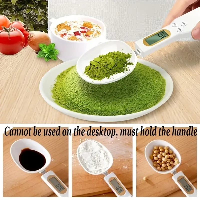 Digital Precision Spoon Scale (500g/0.1g) – High-Accuracy Supplement & Kitchen Scale