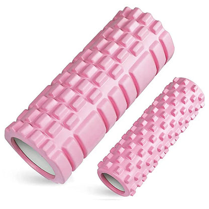 33cm Yoga Foam Roller – Grid Massage Roller for Back & Muscle Recovery