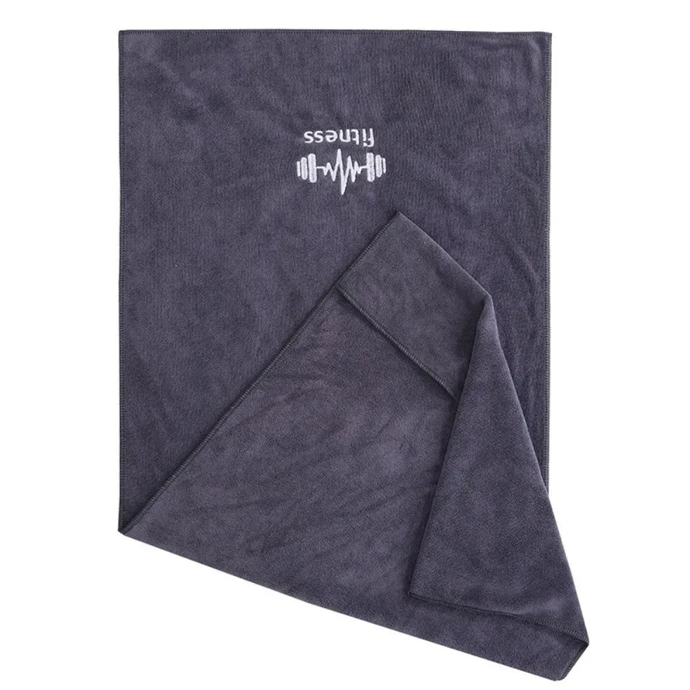 Grey Gym Towel | High Absorbency Quick-Dry Sports Towel