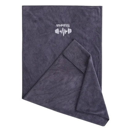 Grey Gym Towel | High Absorbency Quick-Dry Sports Towel
