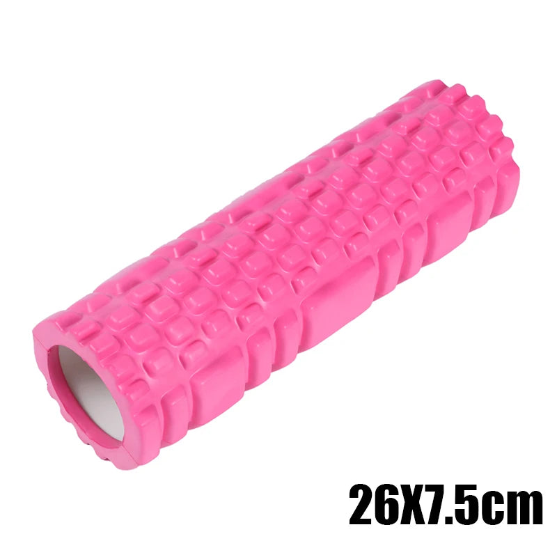 33cm Yoga Foam Roller – Grid Massage Roller for Back & Muscle Recovery