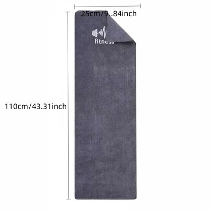 Grey Gym Towel | High Absorbency Quick-Dry Sports Towel