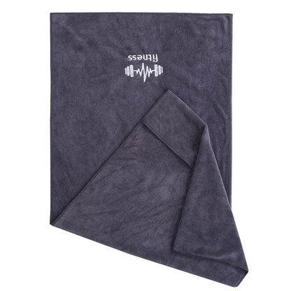Grey Gym Towel | High Absorbency Quick-Dry Sports Towel