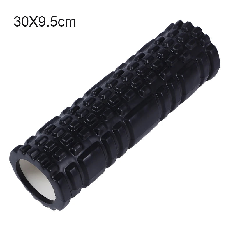 33cm Yoga Foam Roller – Grid Massage Roller for Back & Muscle Recovery