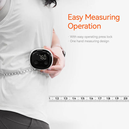 Smart Body Tape Measure – Soft Double-Scale Tape with App for Chest, Waist, Hip & Limbs