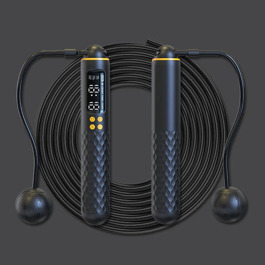 Rechargeable Digital Jump Rope – Adjustable Wireless Trainer with Calorie Counter
