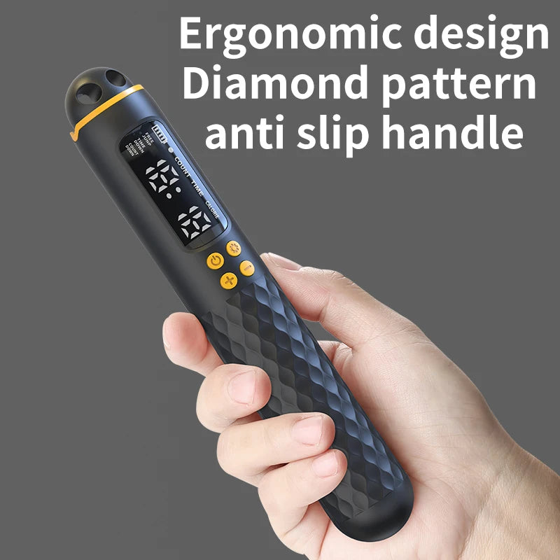 Rechargeable Digital Jump Rope – Adjustable Wireless Trainer with Calorie Counter
