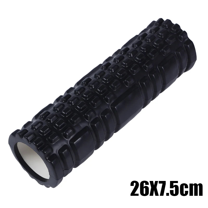 33cm Yoga Foam Roller – Grid Massage Roller for Back & Muscle Recovery