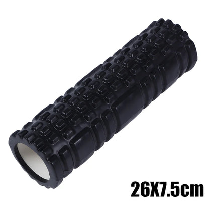 33cm Yoga Foam Roller – Grid Massage Roller for Back & Muscle Recovery