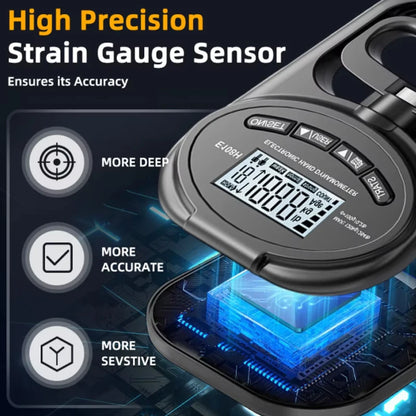Digital Grip Strength Tester – Hand Dynamometer 265Lbs -120Kg with LCD Display