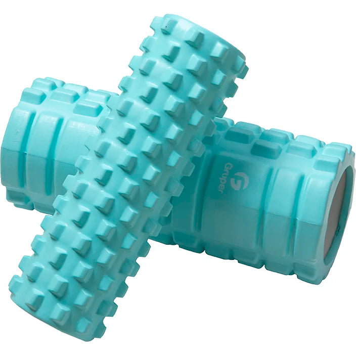 33cm Yoga Foam Roller – Grid Massage Roller for Back & Muscle Recovery