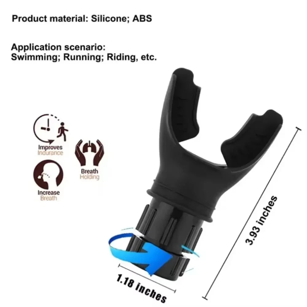 Portable Breathing Exercise Device – Adjustable Resistance Lung Trainer for Endurance & Respiratory Strength