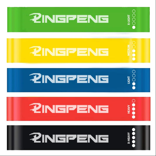 Multi-Resistance Yoga & Fitness Bands – Elastic Hip, Leg & Squat Training Loops