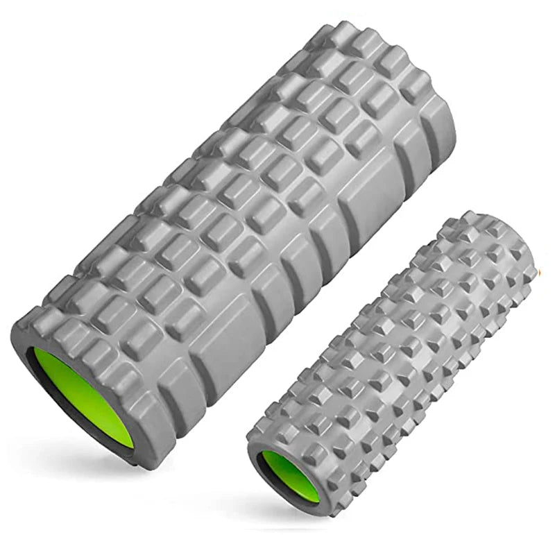 33cm Yoga Foam Roller – Grid Massage Roller for Back & Muscle Recovery