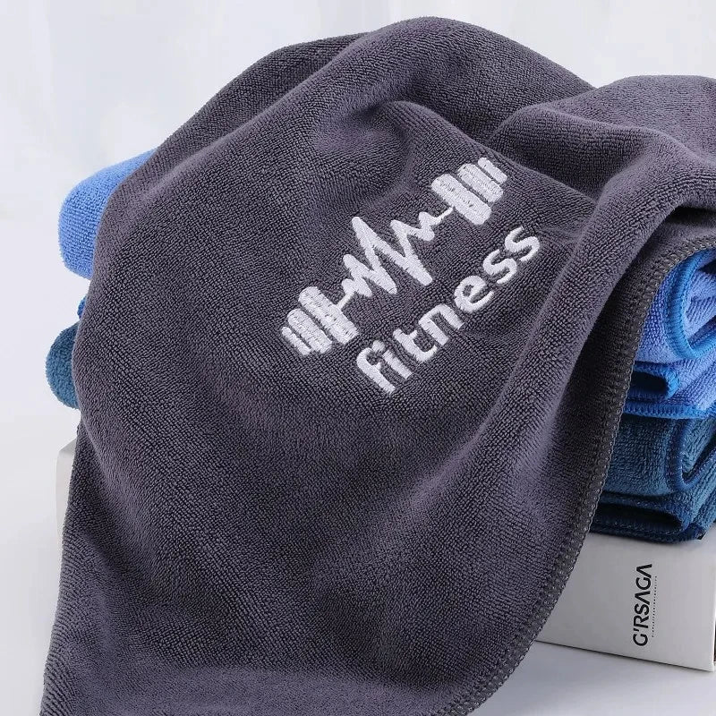 Grey Gym Towel | High Absorbency Quick-Dry Sports Towel