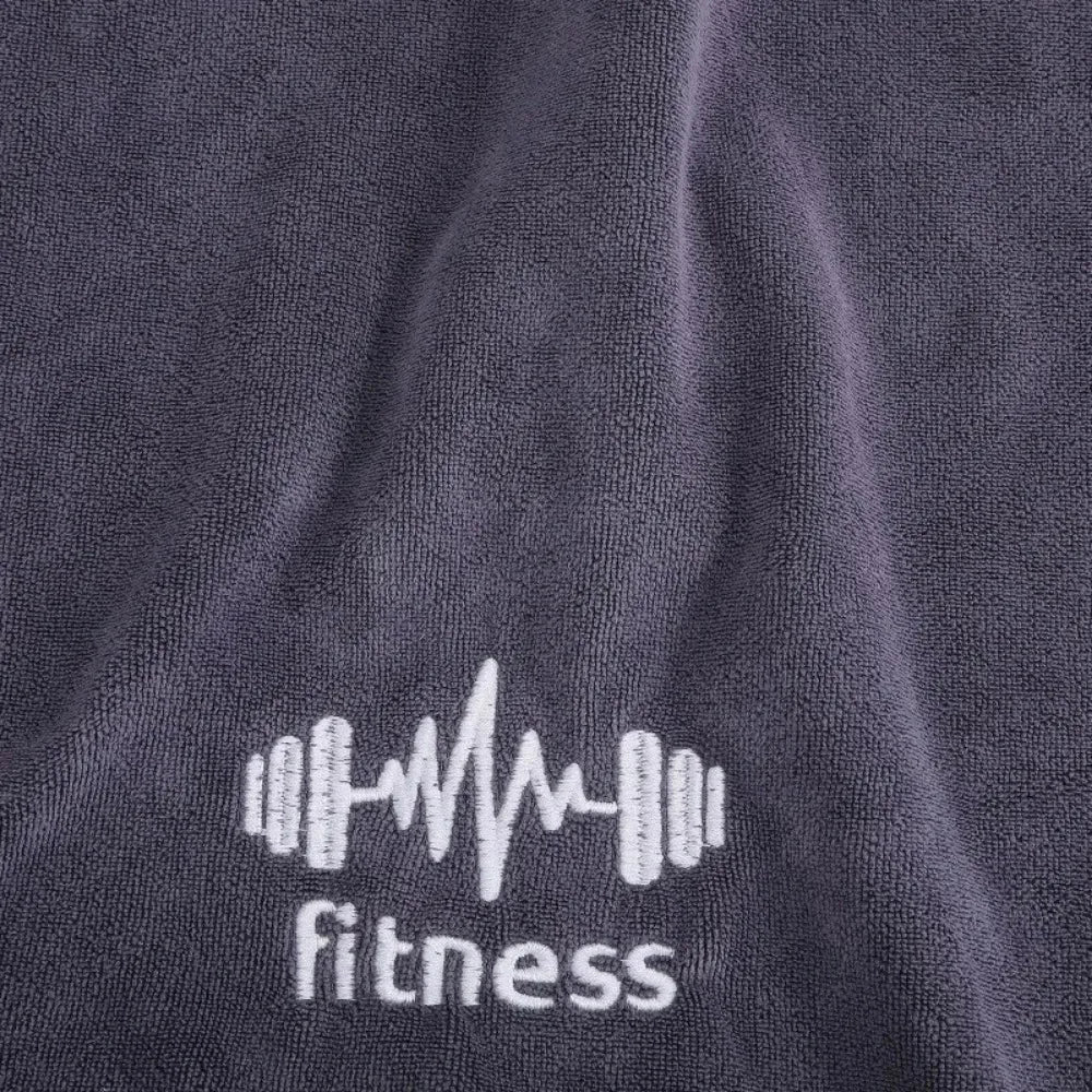 Grey Gym Towel | High Absorbency Quick-Dry Sports Towel
