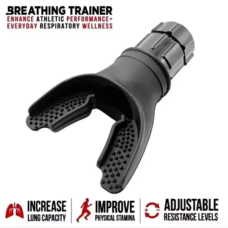 Portable Breathing Exercise Device – Adjustable Resistance Lung Trainer for Endurance & Respiratory Strength